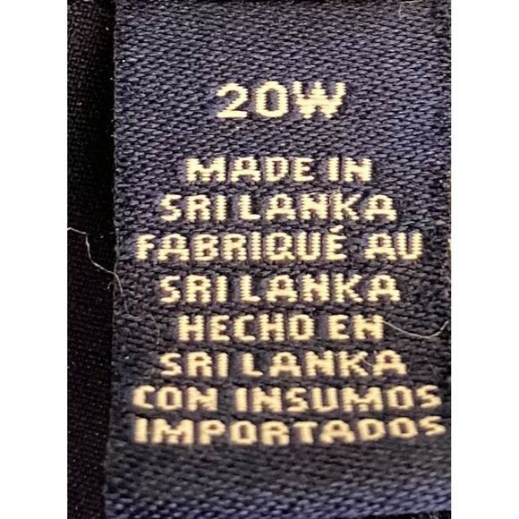 CHAPS SPORT Ralph Lauren Navy Blue Flared Tennis Golf Skort Women Skirt Plus 20W - Picture 4 of 6